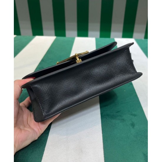Fake Prada Saffiano Shoulder Bag Black Replica