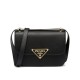Fake Prada Saffiano Shoulder Bag Black Replica
