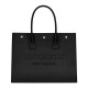 Replica YSL Saint Laurent Rive Gauche Small Tote Bag Black