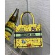 Replica Christian Dior Small Dior Book Tote Yellow