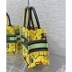Replica Christian Dior Small Dior Book Tote Yellow