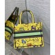 Replica Christian Dior Small Dior Book Tote Yellow