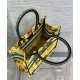 Replica Christian Dior Small Dior Book Tote Yellow