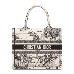 Fake Christian Dior Small Dior Book Tote Cream Replica