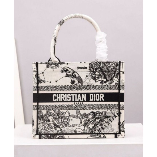 Fake Christian Dior Small Dior Book Tote Cream Replica