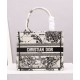 Fake Christian Dior Small Dior Book Tote Cream Replica