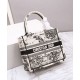 Fake Christian Dior Small Dior Book Tote Cream Replica