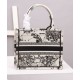 Fake Christian Dior Small Dior Book Tote Cream Replica