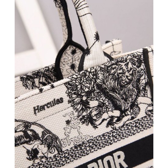 Fake Christian Dior Small Dior Book Tote Cream Replica
