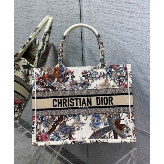 Replica Christian Dior Medium Dior Book Tote Cream