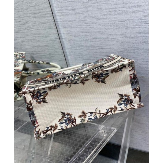 Replica Christian Dior Medium Dior Book Tote Cream