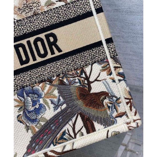Replica Christian Dior Medium Dior Book Tote Cream