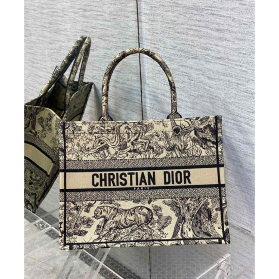Replica Christian Dior Medium Dior Book Tote Cream