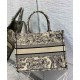 Replica Christian Dior Medium Dior Book Tote Cream