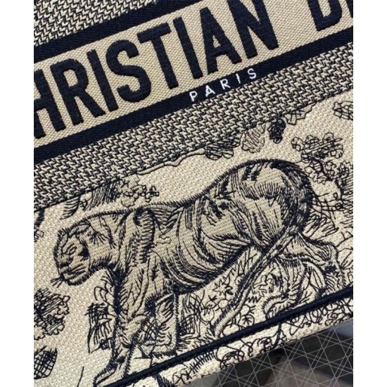 Replica Christian Dior Medium Dior Book Tote Cream
