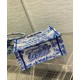 Fake Christian Dior Small Dior Book Tote Blue Replica