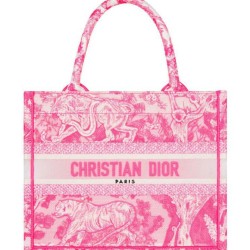 Replica Christian Dior Small Dior Book Tote Peachblow