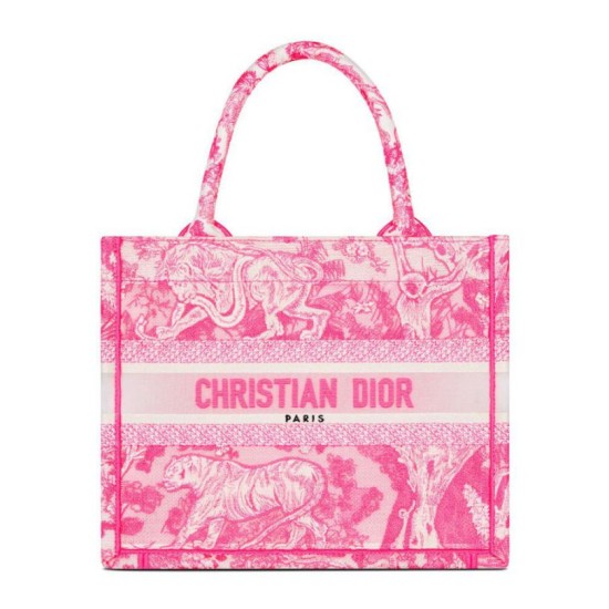 Replica Christian Dior Small Dior Book Tote Peachblow