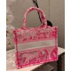 Replica Christian Dior Small Dior Book Tote Peachblow