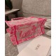 Replica Christian Dior Small Dior Book Tote Peachblow