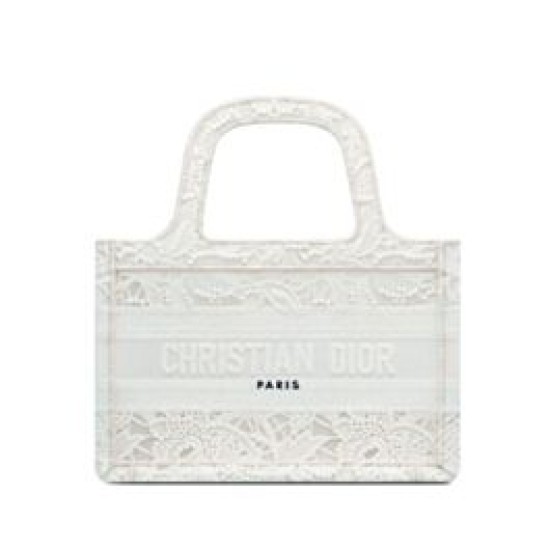 Replica Christian Dior Mini Dior Book Tote White