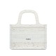 Replica Christian Dior Mini Dior Book Tote White