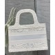 Replica Christian Dior Mini Dior Book Tote White
