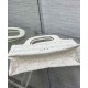 Replica Christian Dior Mini Dior Book Tote White