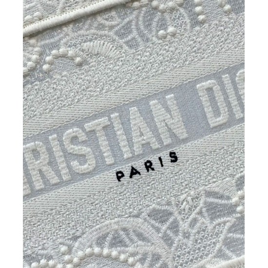 Replica Christian Dior Mini Dior Book Tote White