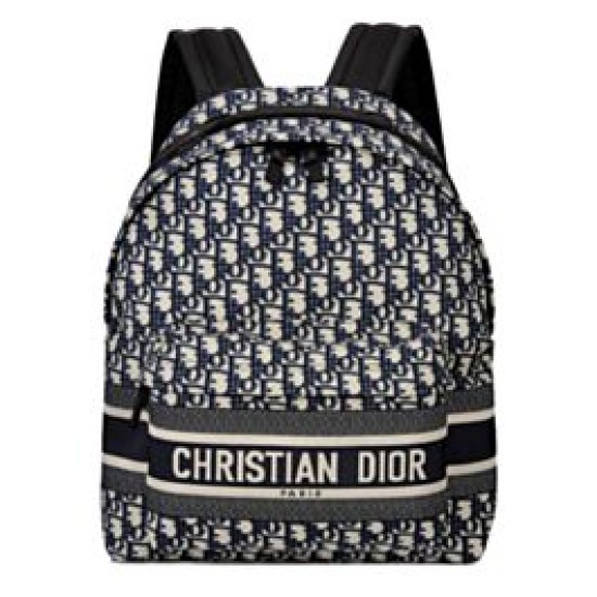 Fake Christian Dior Diortravel Backpack Dark Blue Replica