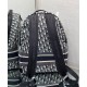 Fake Christian Dior Diortravel Backpack Dark Blue Replica