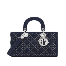 Replica Christian Dior Lady D-Joy Bag Dark Blue