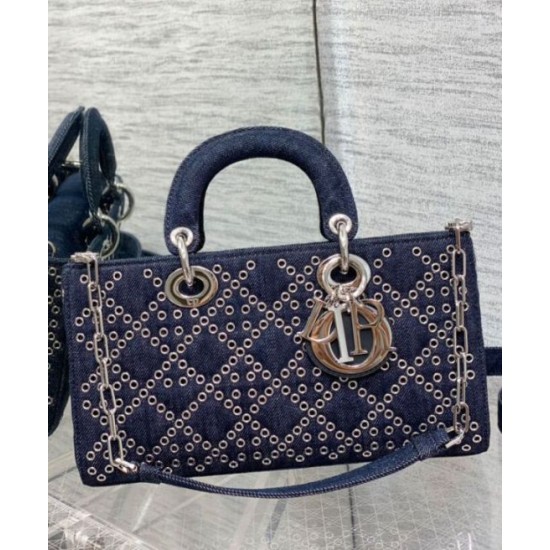 Replica Christian Dior Lady D-Joy Bag Dark Blue