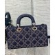 Replica Christian Dior Lady D-Joy Bag Dark Blue