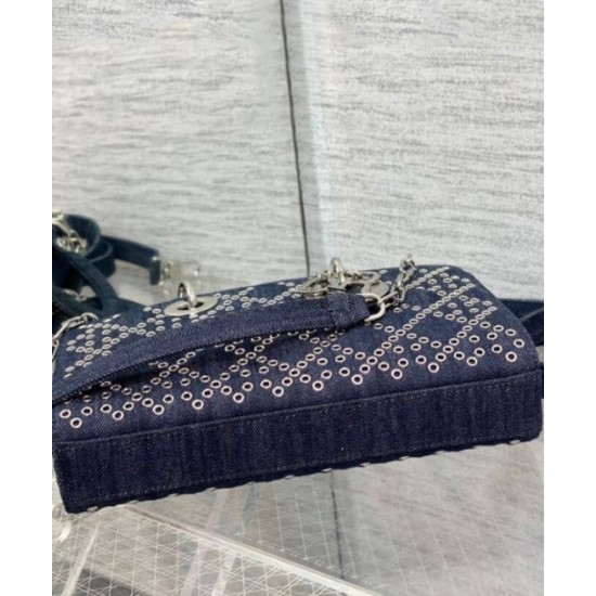 Replica Christian Dior Lady D-Joy Bag Dark Blue