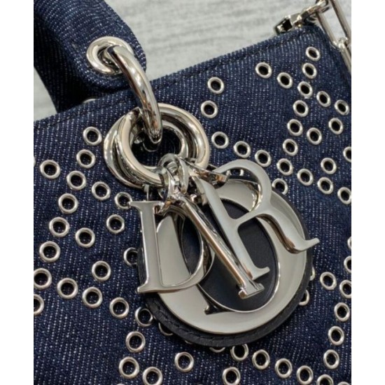 Replica Christian Dior Lady D-Joy Bag Dark Blue