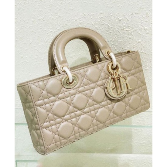 Replica Christian Dior Lady D-Joy Bag Apricot Replica Christian Dior Lady D-Joy Bag Apricot