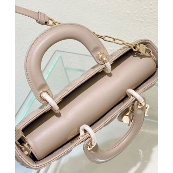 Replica Christian Dior Lady D-Joy Bag Apricot Replica Christian Dior Lady D-Joy Bag Apricot