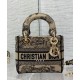 Replica Christian Dior Mini Lady D-Lite Bag Apricot