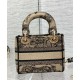 Replica Christian Dior Mini Lady D-Lite Bag Apricot