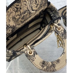 Replica Christian Dior Mini Lady D-Lite Bag Apricot