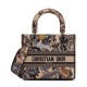 Fake Christian Dior Medium Lady D-Lite Bag Apricot Replica