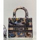 Fake Christian Dior Medium Lady D-Lite Bag Apricot Replica