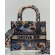 Fake Christian Dior Medium Lady D-Lite Bag Apricot Replica