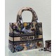 Fake Christian Dior Medium Lady D-Lite Bag Apricot Replica