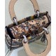 Fake Christian Dior Medium Lady D-Lite Bag Apricot Replica