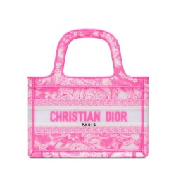 Replica Christian Dior Mini Dior Book Tote Peachblow