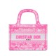 Replica Christian Dior Mini Dior Book Tote Peachblow
