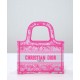 Replica Christian Dior Mini Dior Book Tote Peachblow