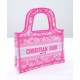 Replica Christian Dior Mini Dior Book Tote Peachblow